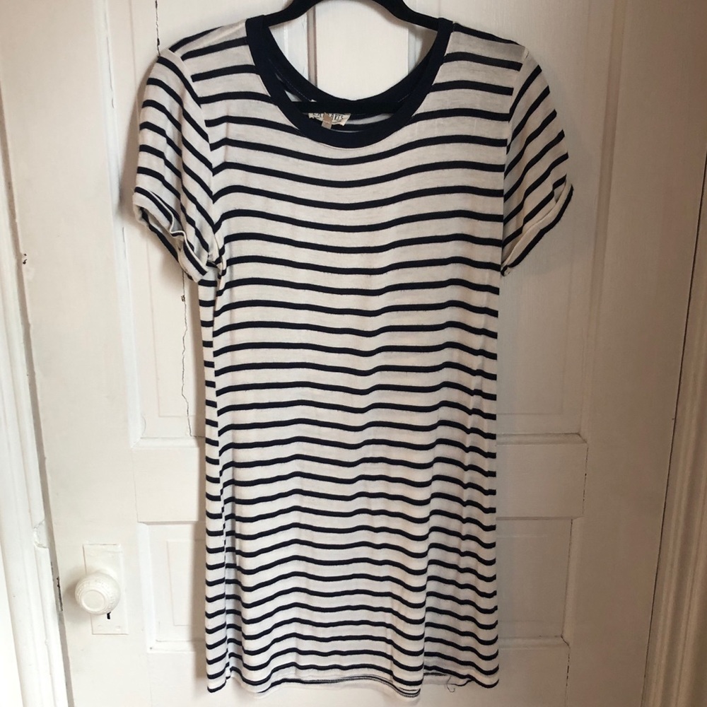 2016 LA hearts Striped T-Shirt Dress